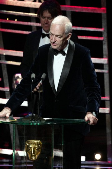 Jon Snow accepts the award for News Coverage