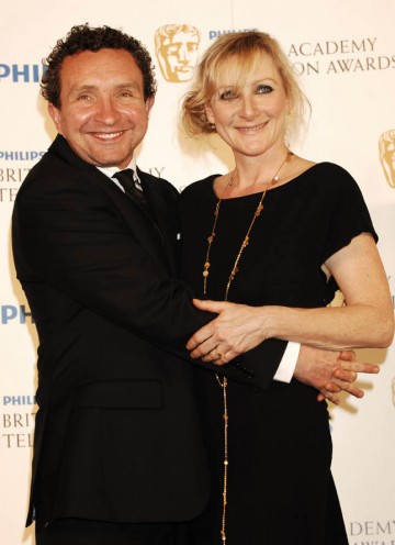 Lesley Sharp and Eddie Marson presented the Factual Series category to... (BAFTA/Richard Kendal).