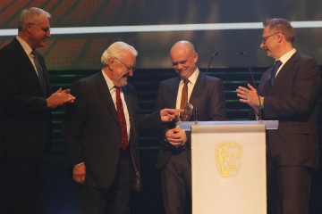 Old Jack's Boat collects the BAFTA for Pre-School Live Action at the British Academy Children's Awards in 2014