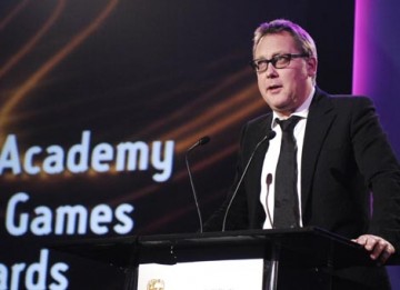 Host Vic Reeves introduces the Awards ceremony