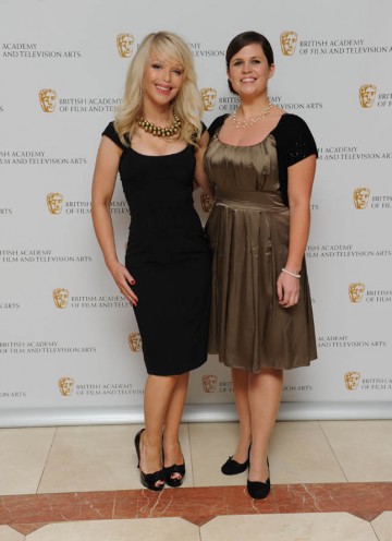Break-through Talent nominee and director of Katie: My Beautiful Face, Jessie Versluys, arrives with the documentary's main subject Katie Piper. 