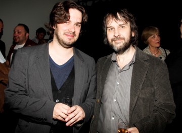 Edgar Wright and Peter Jackson after the event  (BAFTA/Brian J Ritchie).