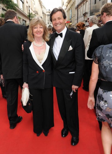 Broadcaster Melvyn Bragg arrives to receive the Academy's highest honour, the Fellowship (BAFTA/Richard Kendal).