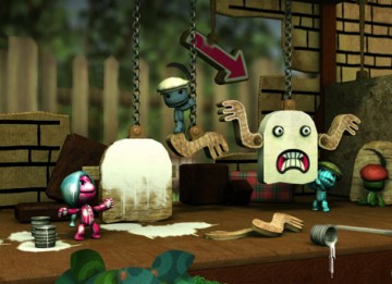 The quirky worlds of LIttleBigPlanet were enough to win it the BAFTA for Artstic Achievement (Media Molecule & XDev Studio Europe / Sony Computer Entertainment).