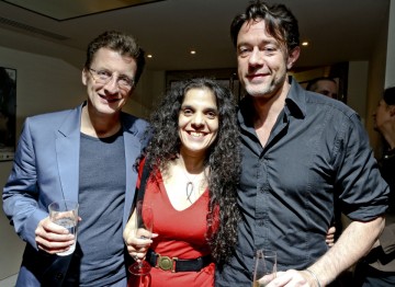 Peter Straughan with event chair Tanya Seghatchian and lecture series founder Jeremy Brock. 