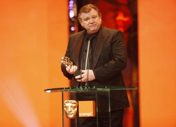 The Original Screenplay BAFTA was collected for In Bruges on behalf of Martin McDonaugh by the star of the film Brendan Gleeson (BAFTA / Marc Hoberman).