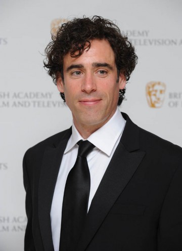 Green Wing's Stephen Mangan arrives at the London Hilton Hotel to present the award for Photography and Lighting: Fiction.