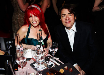 Jonathan Ross and Jane Goldman, photographed at the 2010 Film Awards