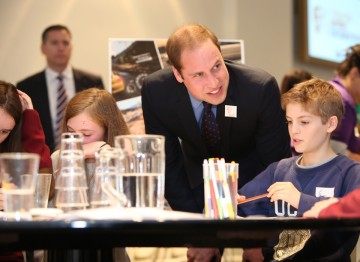 HRH The Prince of Wales at the re-launch of Young Game Designers. 