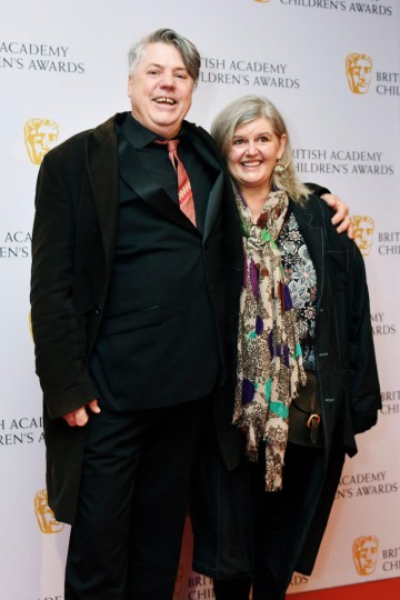 Mark Little and Cath Farr at the BAFTA Children's Awards 2015 at the Roundhouse on 22 November 2015