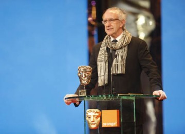 Jonathan Pryce presented the last Award of the evening, The Academy Fellowship to director Terry Gilliam. Pryce starred in Gilliam's 2005 film The Brother's Grimm (BAFTA / Marc Hoberman).