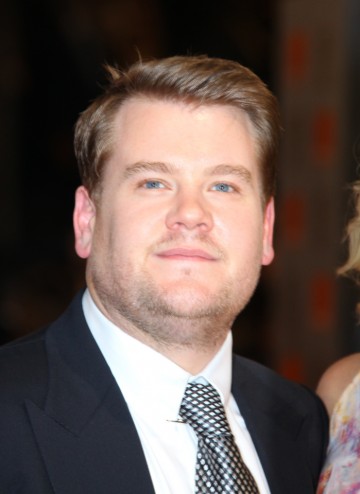 The History Boys actor and Television BAFTA winner James Corden walks the red carpet. 