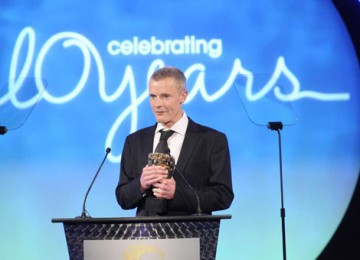 Martin Phipps claimed victory in the Original Television Music category for his work on Swedish detective series Wallander (BAFTA / Richard Kendal).