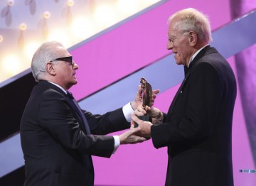Max von Sydow presented this year's Fellowship to Martin Scorsese.