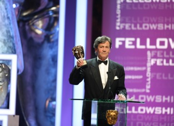 BAFTA pays tribute to Melvyn Bragg, respected presenter and commentator on the arts, presenting him with the presitgious Academy Fellowship.(BAFTA/Steve Butler)
