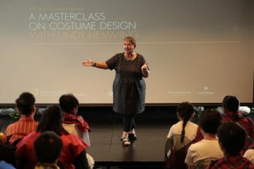 由BAFTA与施华洛世奇共同于香港举办的戏剧服装设计大师分享会现场照片。