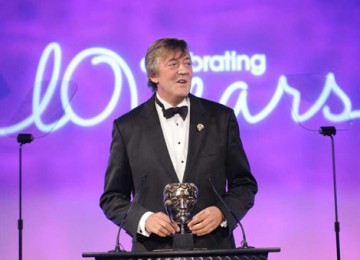 QI host and wordsmith Stephen Fry was an appropriate choice to present the Writer category (BAFTA / Richard Kendal).