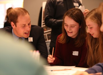 HRH The Duke of Cambridge at the re-launch of Young Game Designers. 
