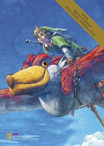GAME British Academy Video Games Awards 2012 brochure cover: The Legend of Zelda: Skyward Sword