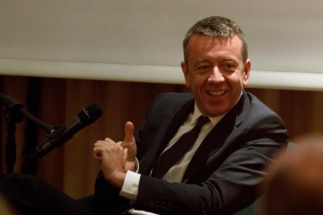 Academy Circle event with Peter Morgan at Chiltern Firehouse on 24 September 2014.