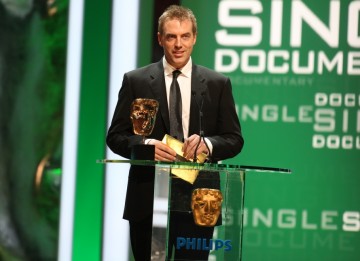Investigative journalist Donal MacIntyre presented the Single Documentary BAFTA. (BAFTA/Steve Butler)
