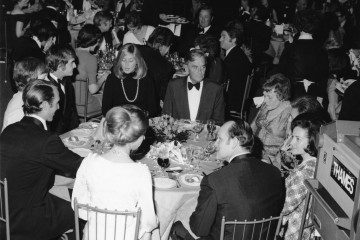 The Royal Table including HRH Princess Anne, David Lean, Julie Andrews & Sydney Samuelson at the SFTA Awards in 1974.