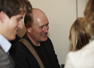 William talks with guests following the Q and A. (Picture: BAFTA / J. Birch)