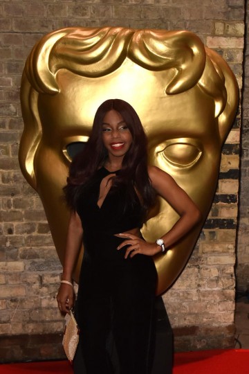 London Hughes on the red carpet
