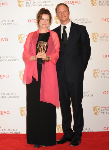 Rupert Penry-Jones presented Emily Watson with the Leading Actress BAFTA for her role in Appropriate Adult.
