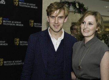 Stars of multi-BAFTA-nominated television series Downton Abbey, Dan Stevens and Laura Carmichael arrive at the party. (Pic: BAFTA/Alexandra Thompson)