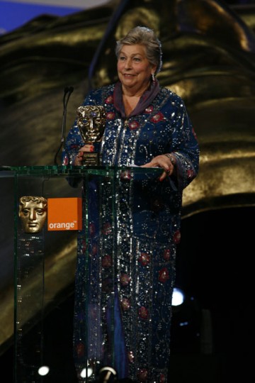 Editor Anne V. Coates, whose credits include Lawrence Of Arabia, The Elephant Man and The Golden Compass, accepts the Academy Fellowship (BAFTA / Brian Ritchie).