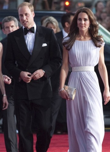 The royal couple on the red carpet