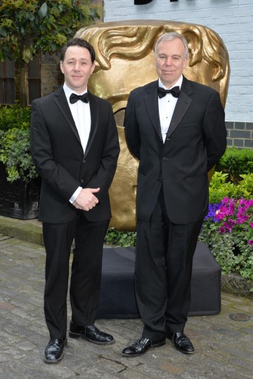 Inside No. 9's writing duo, Reece Shearsmith and Steve Pemberton, looking dapper at The Brewery in London