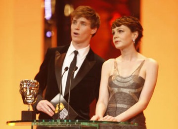 The Editing category was presented by The Other Boleyn Girl actor Eddie Redmayne and actress Carey Mulligan (BAFTA / Marc Hoberman).
