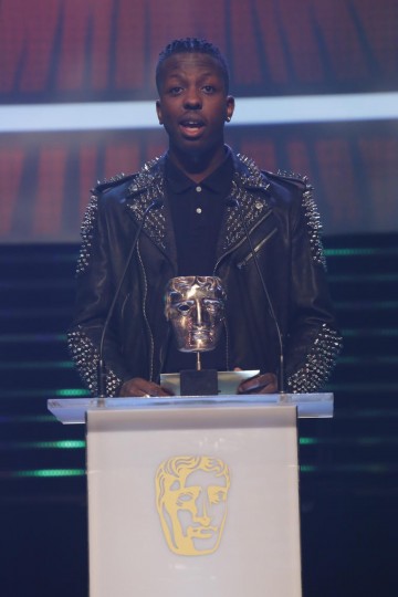 Jamal Edwards presents the BAFTA for Interactive - Adapted at the British Academy Children's Awards in 2014