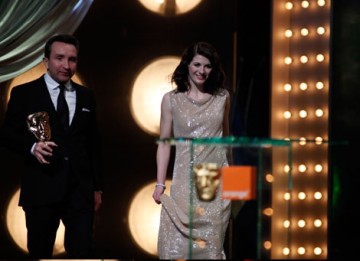 Actor Eddie Marsan and Actress Jodie Whittaker introduce the Sound award (BAFTA/Brian Ritchie). 