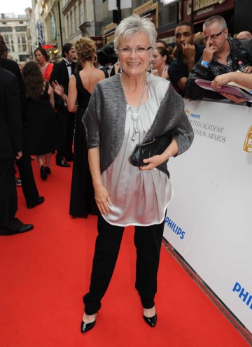 Leading Actress BAFTA nominee Julie Walters arrives at the London Palladium (BAFTA/Richard Kendal).