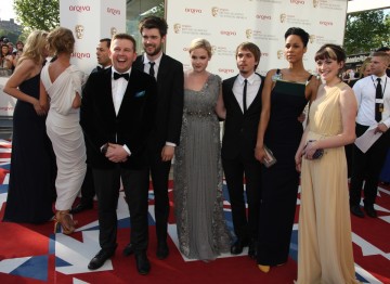 The young cast of Fresh Meat, nominated for the Situation Comedy BAFTA.