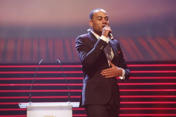 The British Academy Children’s Awards in 2014 is opened with a performance from rapper Doc Brown