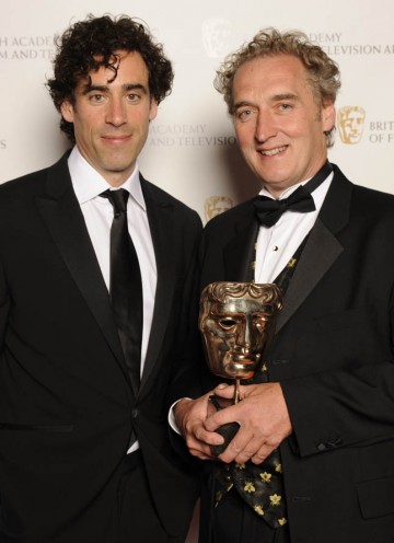 David Higgs, winner of the Photography and Lighting: Fiction award for Red Riding with Green Wing star Stephen Mangan