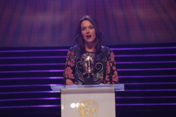 Sally Bretton presents the BAFTA for Comedy at the British Academy Children's Awards in 2014
