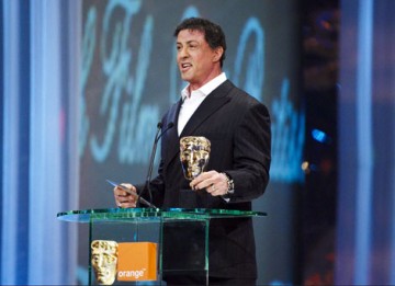 Sylvester Stallone presented Shane Meadows and Mark Herbert a Best British Film BAFTA for This is England.
