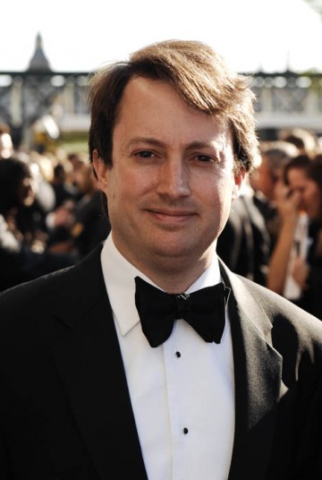 Peep Show star David Mitchell arrives on the red carpet hoping to take away a mask in the Comedy Performance category (BAFTA/Richard Kendal).
