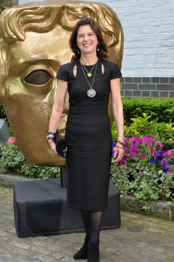 Esteemed vision mixer and Special Award recipient Hilary Briegel outside The Brewery in London