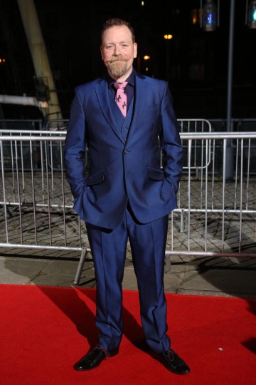 Ceremony host Rufus Hound looking dapper on the red carpet