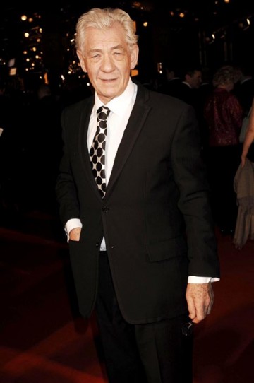 Sir Ian McKellen, the Lord of the Rings star, exudes class