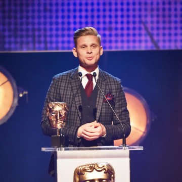 Jeff Brazier presents the BAFTAs for Interactive: Adapted and Interactive: Original at the British Academy Children's Awards in 2015