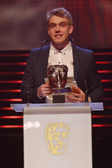 Bobby Lockwood presents the BAFTA for Pre-School Animation at the British Academy Children's Awards in 2014