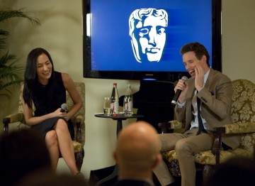Eddie Redmayne is interviewed by Lisa S for his Academy Circle event at the Peninsula Hong Kong