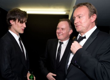 Doctor Who's Matt Smith meets the Glenister brothers at the After Party.